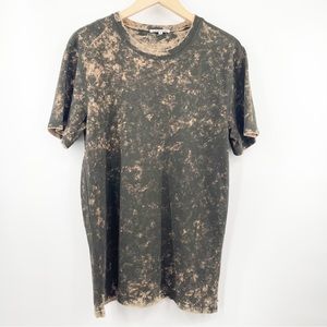 Men's Brown Tie-Dye T-Shirt